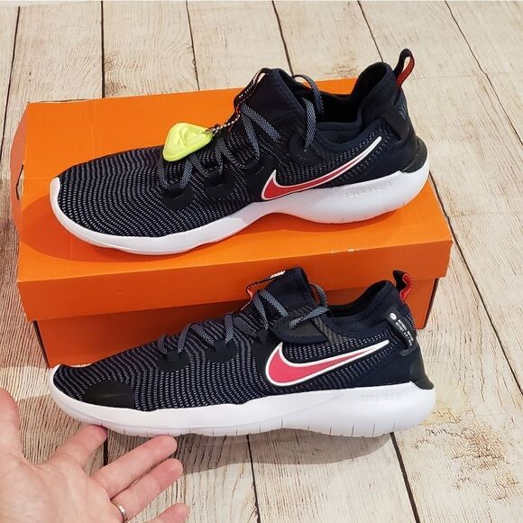 NIKE Flex Dark Obsidian Laser Crimson